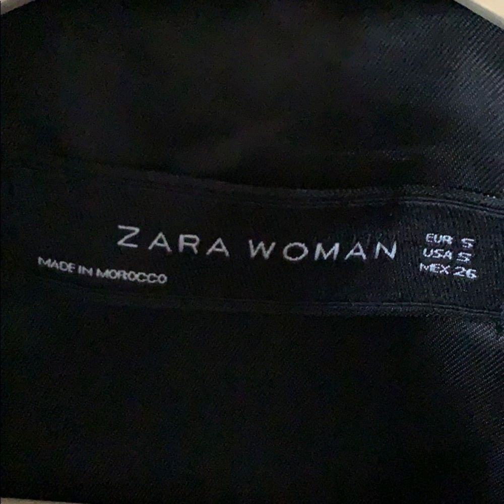 Zara double breasted Long Wool Coat - Picture 9 of 10